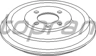 Тормозной барабан TOPRAN купить