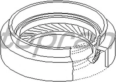 Уплотнительное кольцо вала, приводной вал TOPRAN купить