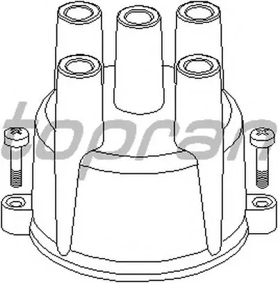 Крышка распределителя зажигания TOPRAN купить