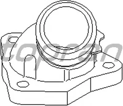 Фланец охлаждающей жидкости TOPRAN купить
