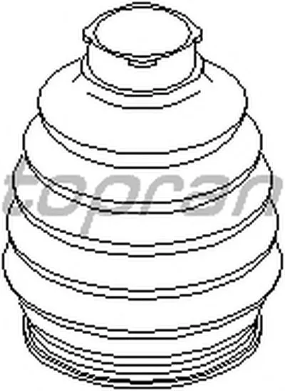Пыльник, приводной вал TOPRAN купить