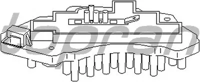 Регулятор, вентилятор салона TOPRAN купить