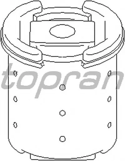 Втулка, балка моста TOPRAN купить