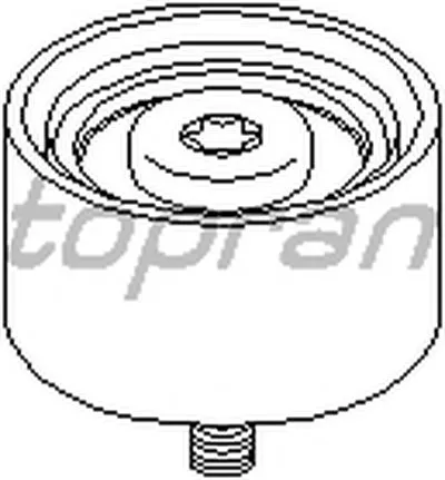 Паразитный / ведущий ролик, поликлиновой ремень TOPRAN купить