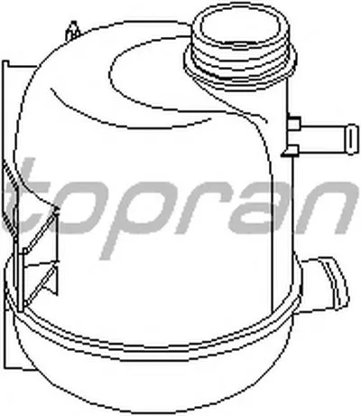 Компенсационный бак, охлаждающая жидкость TOPRAN купить