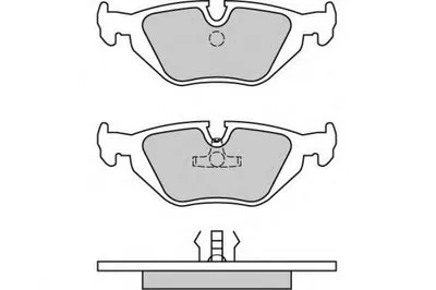 Комплект тормозных колодок, дисковый тормоз E.T.F. купить