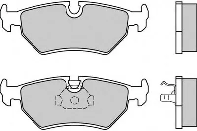 Комплект тормозных колодок, дисковый тормоз E.T.F. купить