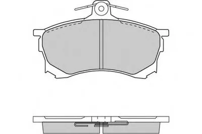 Комплект тормозных колодок, дисковый тормоз E.T.F. купить
