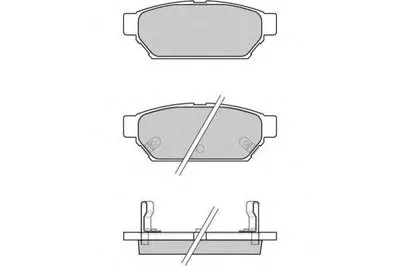 Комплект тормозных колодок, дисковый тормоз E.T.F. купить