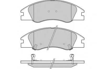 Комплект тормозных колодок, дисковый тормоз E.T.F. купить