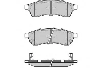 Комплект тормозных колодок, дисковый тормоз E.T.F. купить