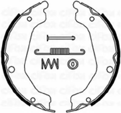 Комплект тормозных колодок, стояночная тормозная система CIFAM купить