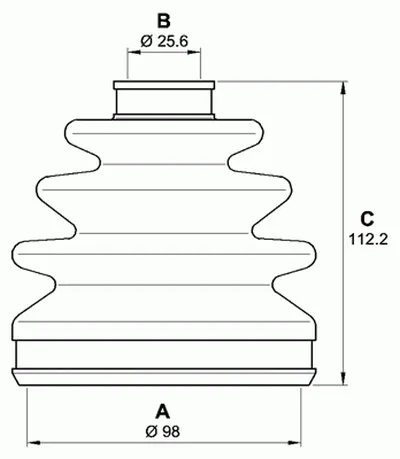 Комплект пылника, приводной вал SPIN OPEN PARTS купить