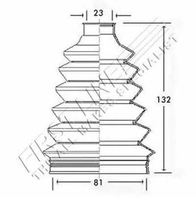 Пыльник, приводной вал FIRST LINE купить