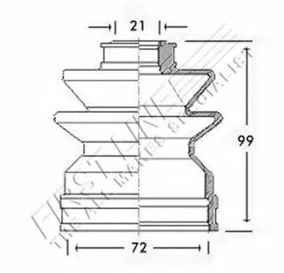 Пыльник, приводной вал FIRST LINE купить