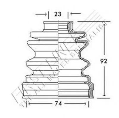 Пыльник, приводной вал FIRST LINE купить