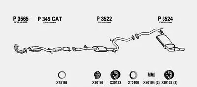 Система выпуска ОГ FENNO купить