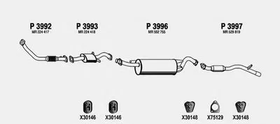 Система выпуска ОГ FENNO купить