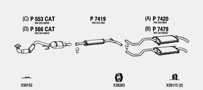 Система выпуска ОГ FENNO купить
