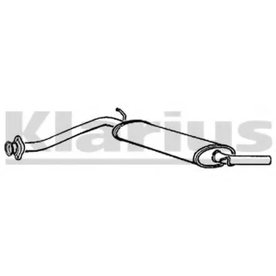 Средний глушитель выхлопных газов KLARIUS купить