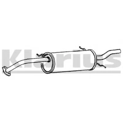 Глушитель выхлопных газов конечный KLARIUS купить