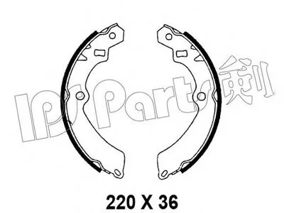 Тормозные колодки IPS Parts IPS Parts купить