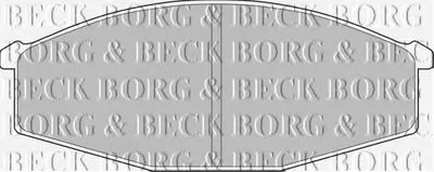 Комплект тормозных колодок, дисковый тормоз BORG & BECK купить