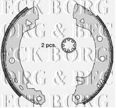 Комплект тормозных колодок BORG & BECK купить