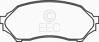 Комплект тормозных колодок, дисковый тормоз EEC купить