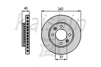Тормозной диск KAISHIN купить