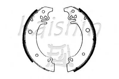 Комплект тормозных колодок KAISHIN купить