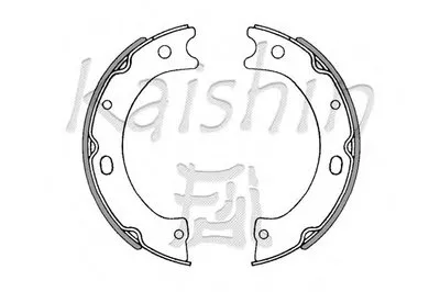 Комплект тормозных колодок KAISHIN купить