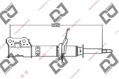 Амортизатор DJ PARTS купить