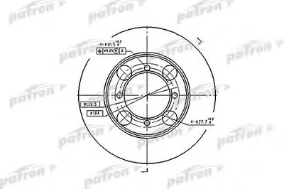 Тормозной диск PATRON купить