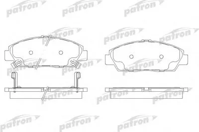 Комплект тормозных колодок, дисковый тормоз PATRON купить