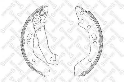 Комплект тормозных колодок STELLOX купить
