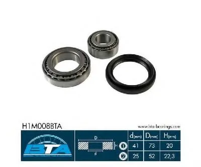 Комплект подшипника ступицы колеса BTA купить