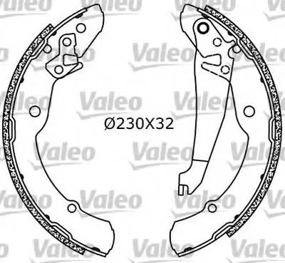 Комплект тормозных колодок VALEO купить