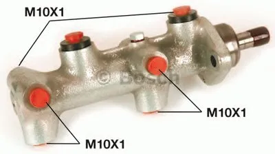 целиндер ручного тормоза BOSCH купить