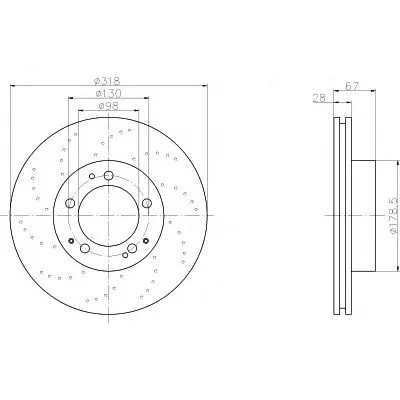 Тормозной диск MINTEX купить