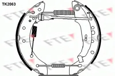 Комплект тормозных колодок FTE купить