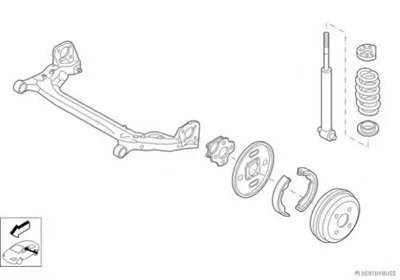 Рулевое управление; Подвеска колеса HERTH+BUSS JAKOPARTS купить