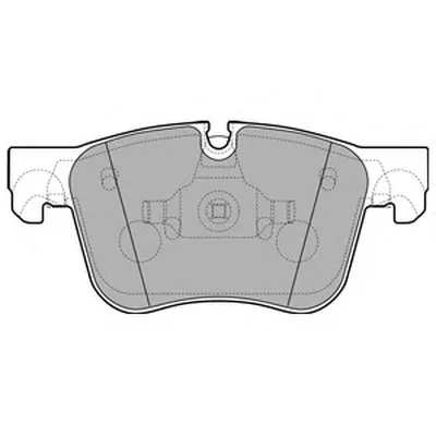 Комплект тормозных колодок, дисковый тормоз DELPHI купить