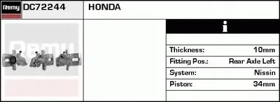 Тормозной суппорт Remanufactured REMY (Multiline) DELCO REMY купить