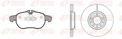 Комплект тормозов, дисковый тормозной механизм Twin Kit REMSA купить