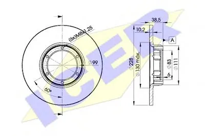 Тормозной диск ICER купить