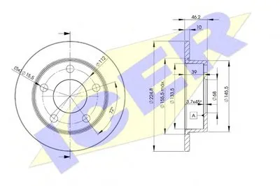 Тормозной диск ICER купить