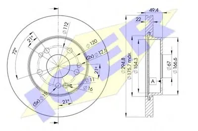 Тормозной диск ICER купить