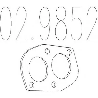 Прокладка, труба выхлопного газа MTS купить