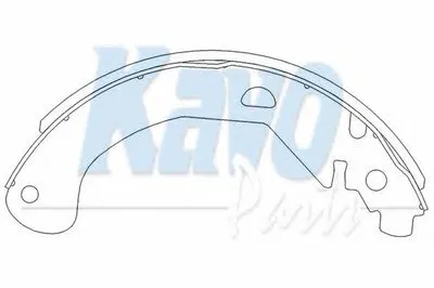 Комплект тормозных колодок KAVO PARTS купить